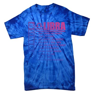 Top 10 Rules Of Libra Zodiac Sign Funny Meaningful Gift Tie-Dye T-Shirt