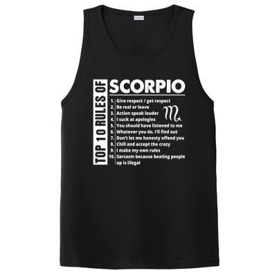 Top 10 Rules Of Scorpio October November Birthday Gift PosiCharge Competitor Tank