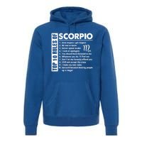 Top 10 Rules Of Scorpio October November Birthday Gift Premium Hoodie