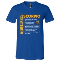 Top 10 Rules Of Scorpio October November Birthday Gift V-Neck T-Shirt