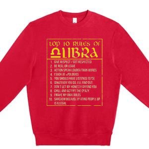 Top 10 Rules Libra Zodiac Sign September October Birthday Premium Crewneck Sweatshirt