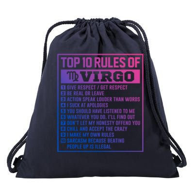 Top 10 Rules Of Virgo Birthday Horoscope Gift Drawstring Bag