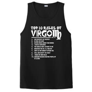 Top 10 Rules Of Virgo Zodiac Birthday Funny Gift PosiCharge Competitor Tank