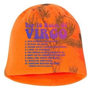 Top 10 Rules Of Virgo Zodiac Cute Funny Virgo Tee Horoscope Funny Gift Kati - Camo Knit Beanie