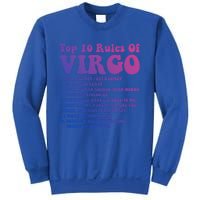 Top 10 Rules Of Virgo Zodiac Cute Funny Virgo Tee Horoscope Funny Gift Sweatshirt