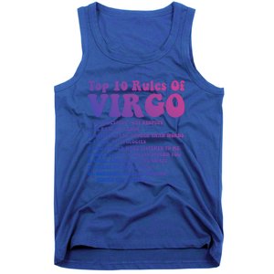 Top 10 Rules Of Virgo Zodiac Cute Funny Virgo Tee Horoscope Funny Gift Tank Top