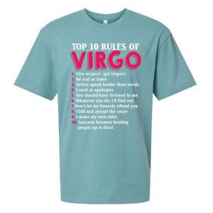 Top 10 Rules Of Virgo Zodiac Sign Great Gift Sueded Cloud Jersey T-Shirt