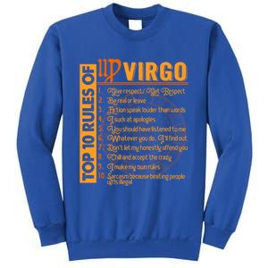 Top 10 Rules Virgo Symbols Horoscope Zodiac Sign Astrologer Meaningful Gift Sweatshirt