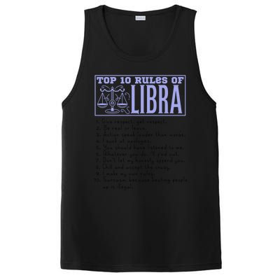 Top 10 Rules Libra Horoscope Birthday Great Gift PosiCharge Competitor Tank