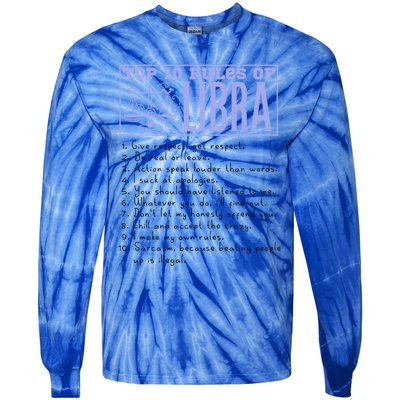 Top 10 Rules Libra Horoscope Birthday Great Gift Tie-Dye Long Sleeve Shirt