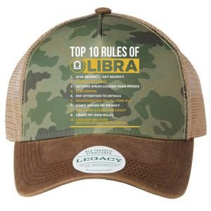 Top 10 Rules Of Libra Facts Traits Horoscope Zodiac Funny Gift Legacy Tie Dye Trucker Hat