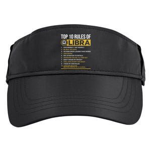 Top 10 Rules Of Libra Facts Traits Horoscope Zodiac Funny Gift Adult Drive Performance Visor