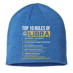 Top 10 Rules Of Libra Facts Traits Horoscope Zodiac Funny Gift Sustainable Beanie