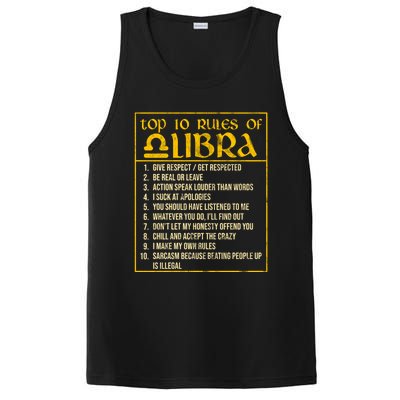 Top 10 Rules Libra Zodiac Sign September October Birthday Gift PosiCharge Competitor Tank