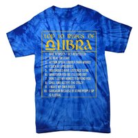 Top 10 Rules Libra Zodiac Sign September October Birthday Gift Tie-Dye T-Shirt