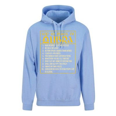 Top 10 Rules Libra Zodiac Sign September October Birthday Gift Unisex Surf Hoodie