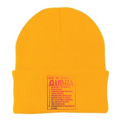 Top 10 Rules Libra Zodiac Sign September October Birthday Meaningful Gift Knit Cap Winter Beanie