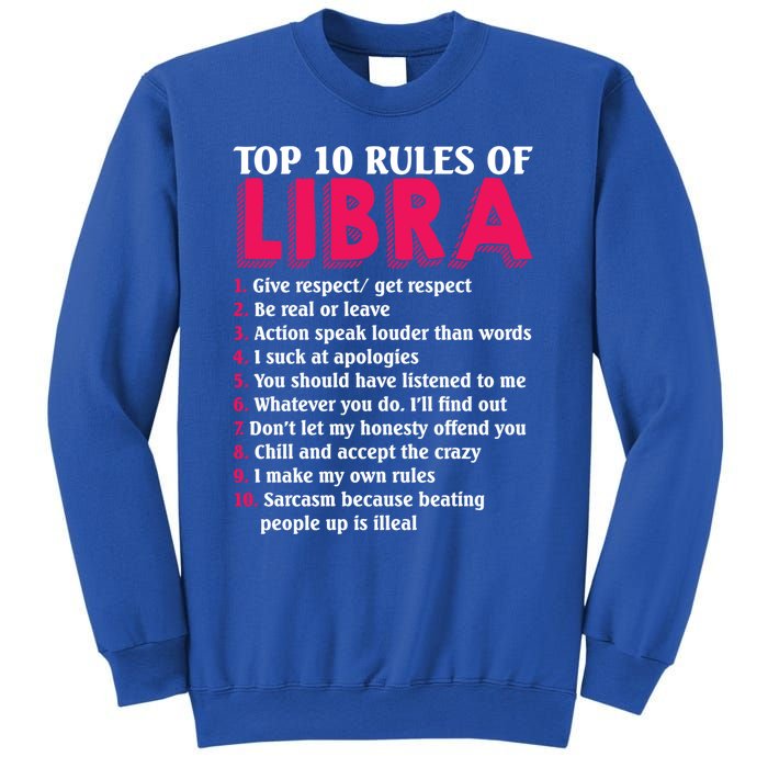 Top 10 Rules Of Libra Zodiac Sign Gift Sweatshirt