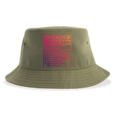 Top 10 Rules Of Capricorn Birthday Horoscope Great Gift Sustainable Bucket Hat