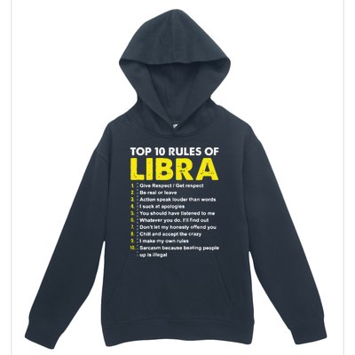 Top 10 Rules Libra Horoscope Birthday Urban Pullover Hoodie