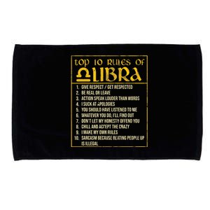 Top 10 Rules Libra Zodiac Sign September October Birthday Microfiber Hand Towel