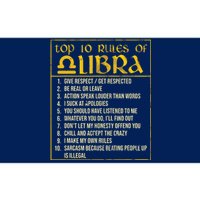 Top 10 Rules Libra Zodiac Sign September October Birthday Bumper Sticker