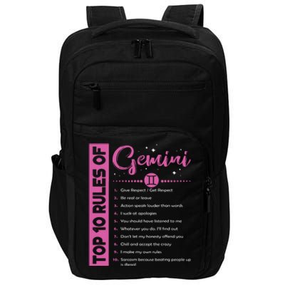 Top 10 Rules Of Gemini Birthday Impact Tech Backpack