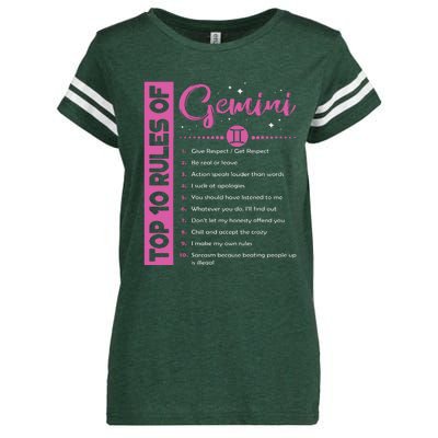 Top 10 Rules Of Gemini Birthday Enza Ladies Jersey Football T-Shirt