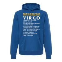 Top 10 Rules Of Virgo August 23 September 22 Birthday Great Gift Premium Hoodie