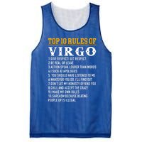 Top 10 Rules Of Virgo August 23 September 22 Birthday Great Gift Mesh Reversible Basketball Jersey Tank