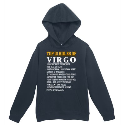 Top 10 Rules Of Virgo August 23 September 22 Birthday Great Gift Urban Pullover Hoodie