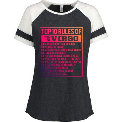 Top 10 Rules Of Virgo Birthday Horoscope Gift Enza Ladies Jersey Colorblock Tee