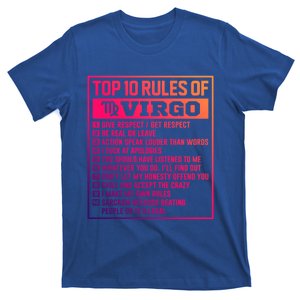 Top 10 Rules Of Virgo Birthday Horoscope Gift T-Shirt