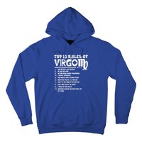 Top 10 Rules Of Virgo Zodiac Birthday Funny Gift Hoodie