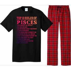 Top 10 Rules Of Pisces February 19 March 20 Birthday Gift Pajama Set