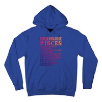 Top 10 Rules Of Pisces February 19 March 20 Birthday Gift Hoodie