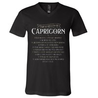 Top 10 Rules Of Capricorn Astrology Horoscope Zodiac Sign V-Neck T-Shirt