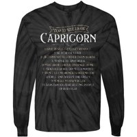 Top 10 Rules Of Capricorn Astrology Horoscope Zodiac Sign Tie-Dye Long Sleeve Shirt