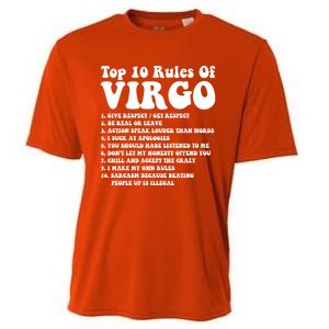 Top 10 Rules Of Virgo Zodiac Cute Funny Virgo Tee Horoscope Gift Cooling Performance Crew T-Shirt