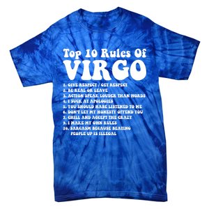 Top 10 Rules Of Virgo Zodiac Cute Funny Virgo Tee Horoscope Gift Tie-Dye T-Shirt