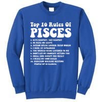 Top 10 Rules Of Pisces Funny Pisces Tee Horoscope Meaningful Gift Sweatshirt