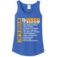 Top 10 Rules Of Virgo Zodiac Sign Funny Gift Ladies Essential Tank