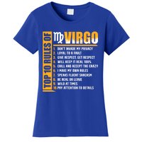 Top 10 Rules Of Virgo Zodiac Sign Funny Gift Women's T-Shirt