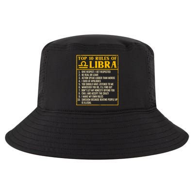 Top 10 Rules Libra Horoscope Birthday Gift Cool Comfort Performance Bucket Hat