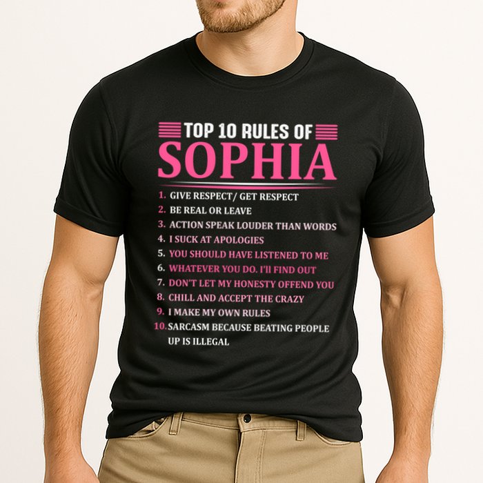 Top 10 Rules Of Sophia Sophia First Name Gift Performance Shirt