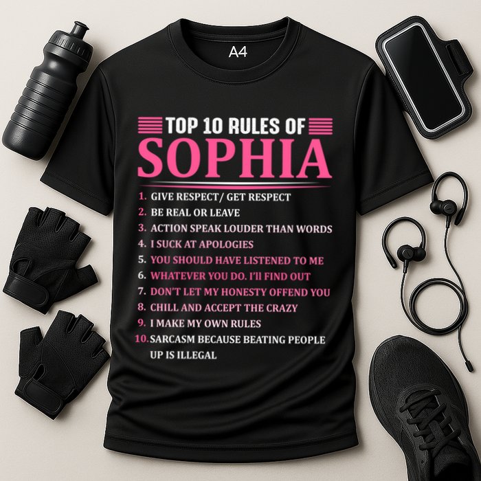 Top 10 Rules Of Sophia Sophia First Name Gift Performance Shirt