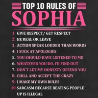 Top 10 Rules Of Sophia Sophia First Name Gift 11oz C Handle Ceramic Mug
