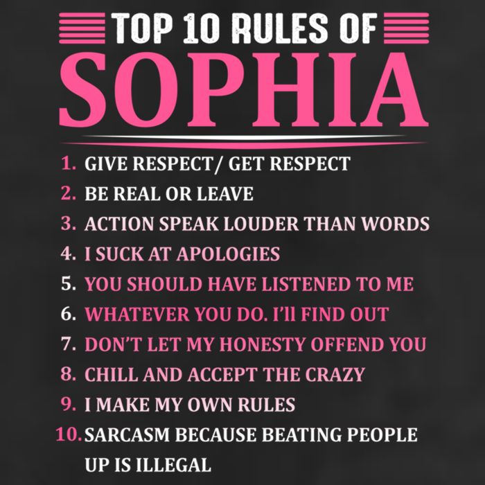 Top 10 Rules Of Sophia Sophia First Name Gift 11oz C Handle Ceramic Mug