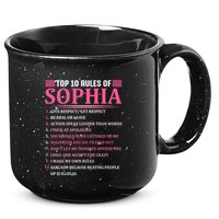 Top 10 Rules Of Sophia Sophia First Name Gift 15oz Campfire Ceramic Mug