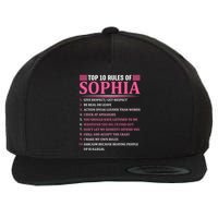 Top 10 Rules Of Sophia Sophia First Name Gift Wool Snapback Cap